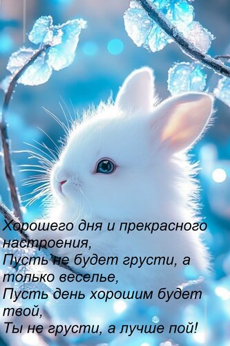 Открытка Хорошего дня и прекрасного настроения, Пусть не будет грусти, а только веселье, Пусть день хорошим б