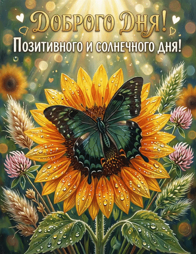 Анимированная открытка Доброго дня