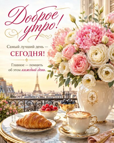 Открытка Доброе утро