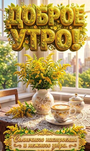 Открытка Доброе утро