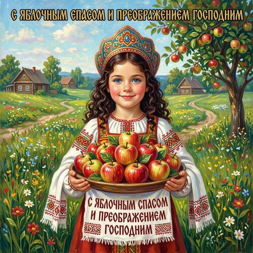 Открытка С Яблочным Спасом!