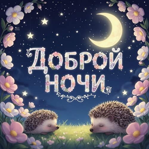 Открытка Доброй ночи