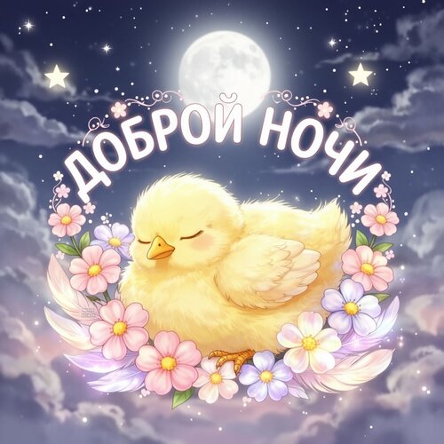 Открытка Доброй ночи