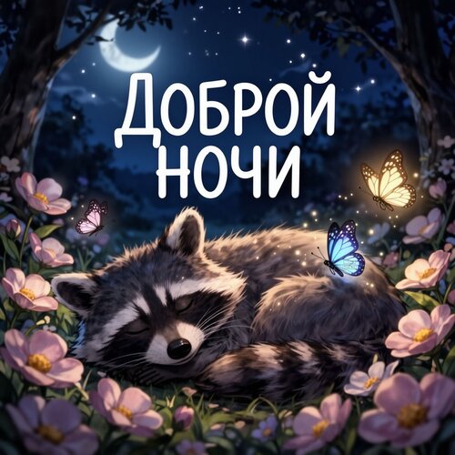 Открытка Доброй ночи