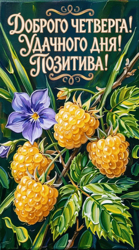 Анимированная открытка Четверг