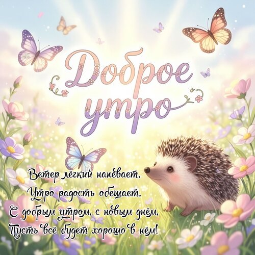 Открытка Доброе утро