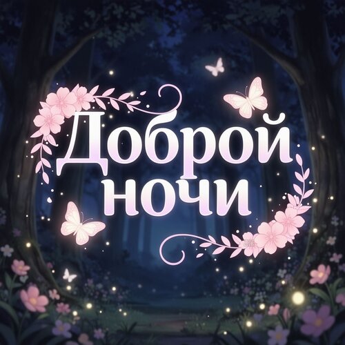 Открытка Доброй ночи