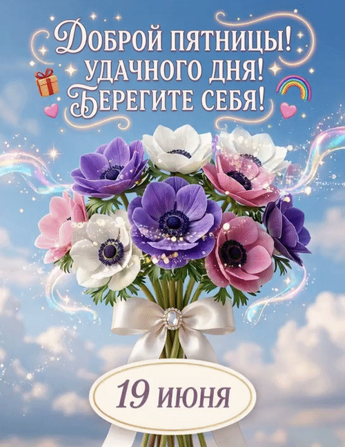 Анимированная открытка Доброй пятницы