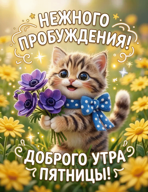 Анимированная открытка Доброй пятницы