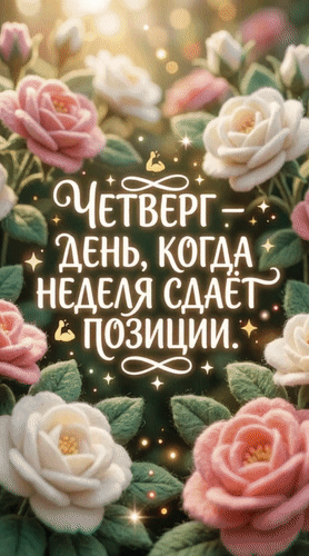 Анимированная открытка Доброго четверга