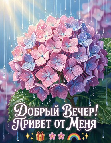 Открытка Добрый вечер