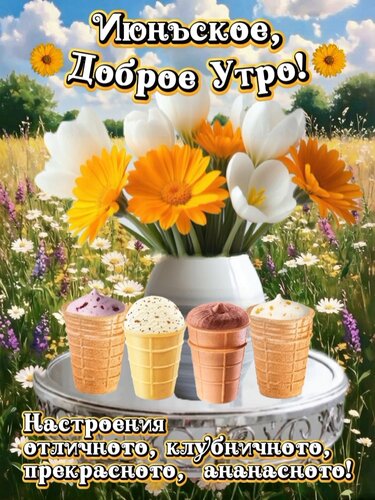 Открытка Июньское, доброе лето!