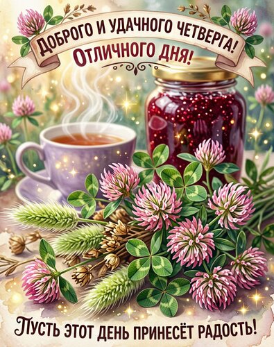 Открытка Доброго и удачного четверга