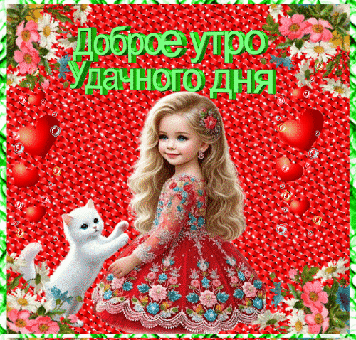 Анимированная открытка Доброе утро!