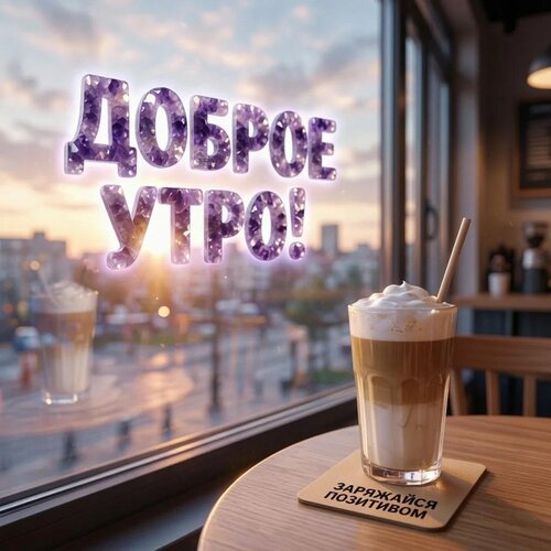 Открытка Доброе утро! Заряжайся позитивом