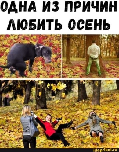 Открытка Осень