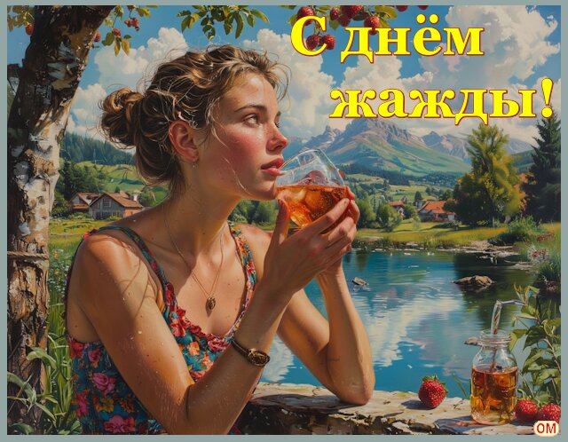 Открытка День жажды 