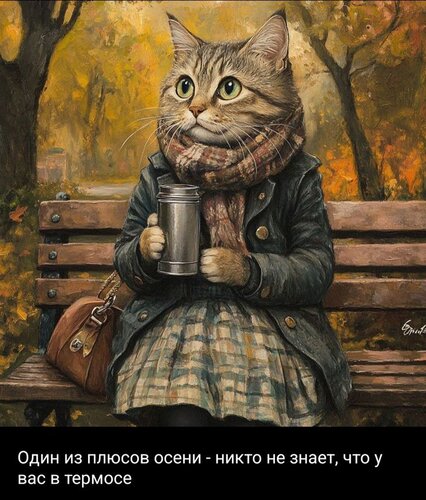 Открытка октябрь