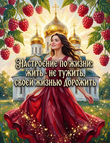 Анимированная открытка Жить-не тужить