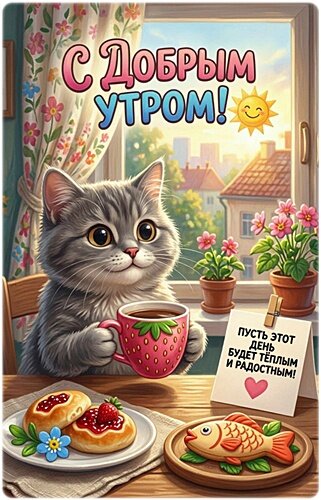 Открытка Доброе утро