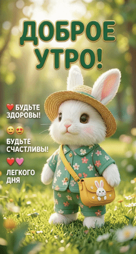 Анимированная открытка С добрым утром!