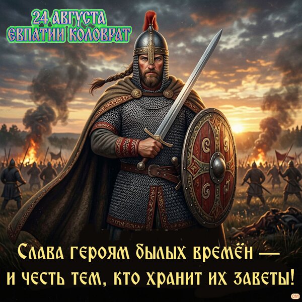 Открытка Евпатий Коловрат 1