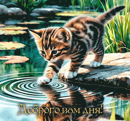 Анимированная открытка Доброго вам дня!