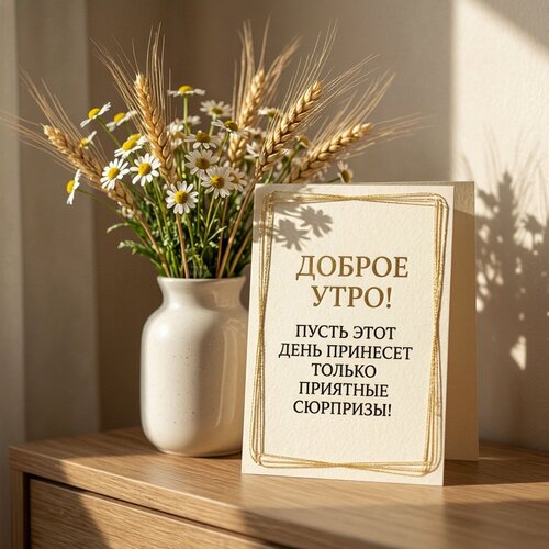 Открытка Доброе утро! Пусть этот день принесет только приятные сюрпризы!