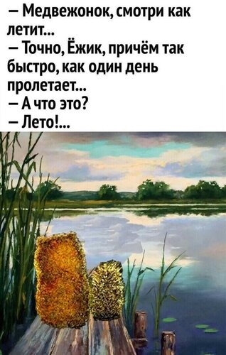 Открытка Пролетает лето