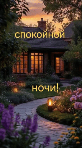 Анимированная открытка Спокойной ночи!