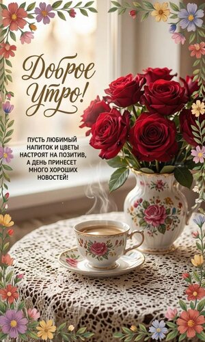 Открытка Доброе утро!