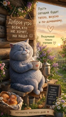 Открытка Доброе утро
