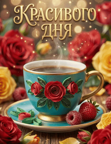 Анимированная открытка Красивого дня