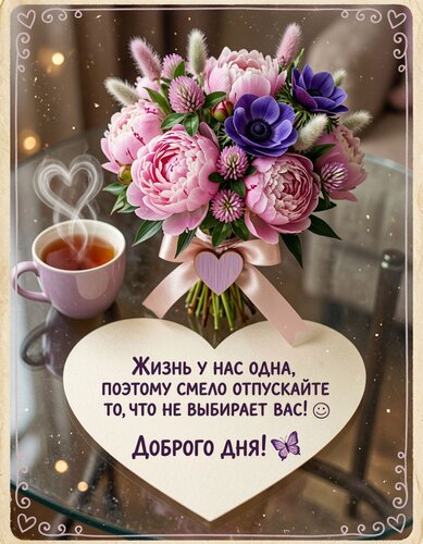 Открытка Доброго дня! Цитата