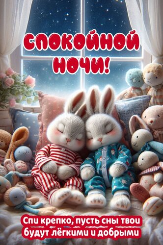 Открытка Спокойной ночи