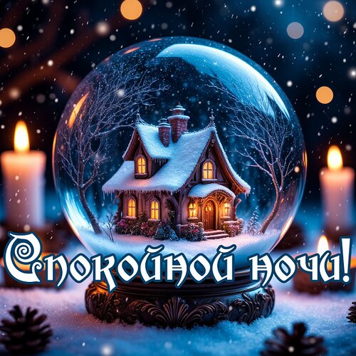 Открытка Спокойной ночи