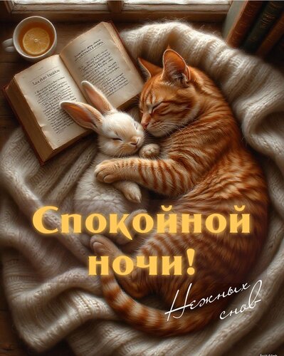 Открытка Спокойной ночи