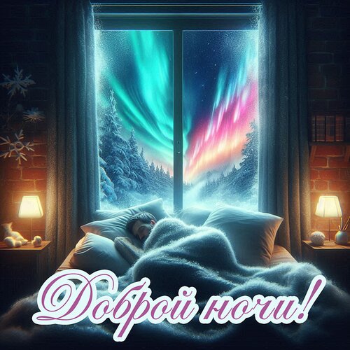 Открытка Доброй ночи