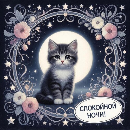 Открытка Спокойной ночи