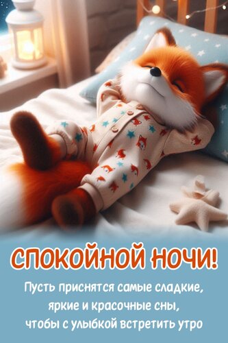Открытка Спокойной ночи