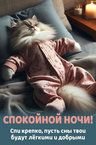 Открытка Спокойной ночи