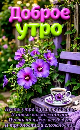 Открытка Доброе утро