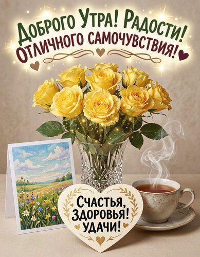 Открытка Доброго утра