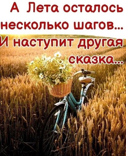 Открытка лета осталось несколько шагов
