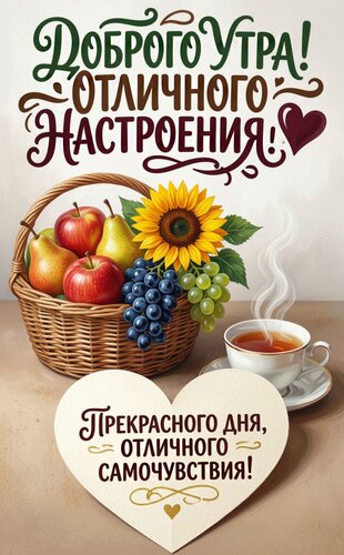 Открытка Доброго утра