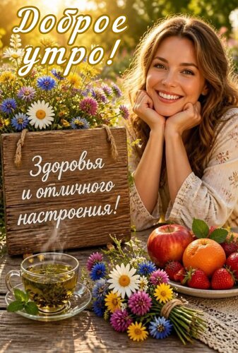 Открытка Доброе утро