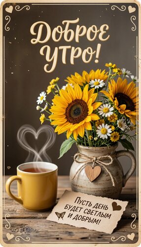 Открытка Доброе утро