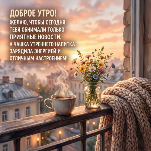 Открытка Доброе утро!