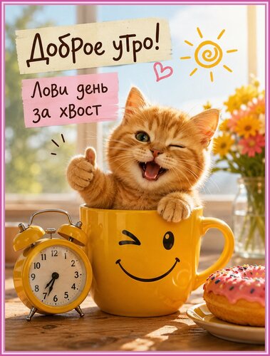 Открытка Доброе утро