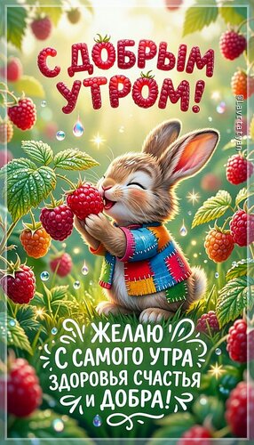 Открытка С добрым утром